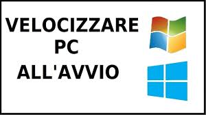 Come velocizzare avvio windows 7